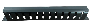 Organizador De Cables Horizontal 1U