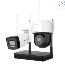 Kit De Nvs WIFI Con Una Cámara Tipo Bala Y Un Ptdome H.265 De 4 Mp…